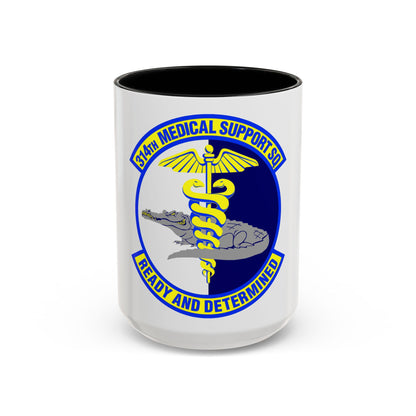 314th Medical Support Squadron (U.S. Air Force) Accent Coffee Mug