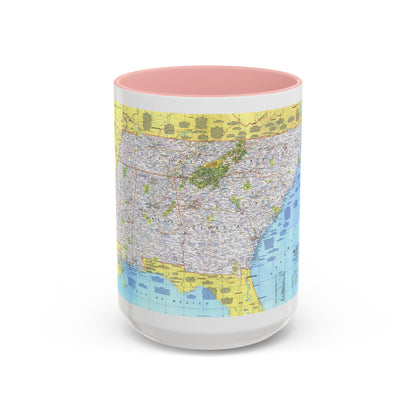 USA - Southeast 1 (1975) (Map) Accent Coffee Mug