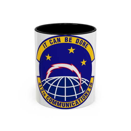 412th Communications Squadron (U.S. Air Force) Accent Coffee Mug