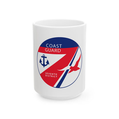 Coast Guard Seventh District (U.S. Coast Guard) White Coffee Mug