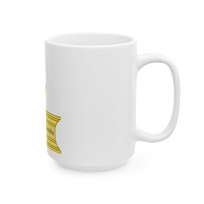 Altar and Sword Badge of Mary I - White Coffee Mug