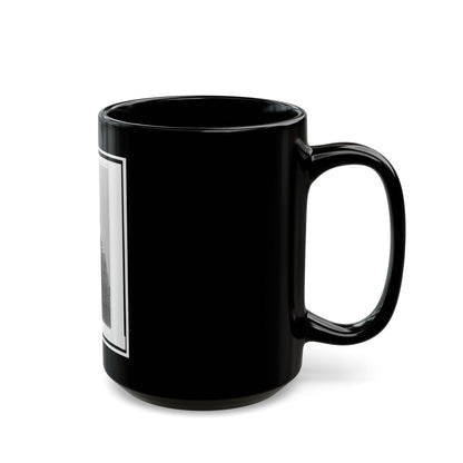 General Josiah Miller, Inspector General, Half-Length Portrait, Seated, Facing Left (U.S. Civil War) Black Coffee Mug