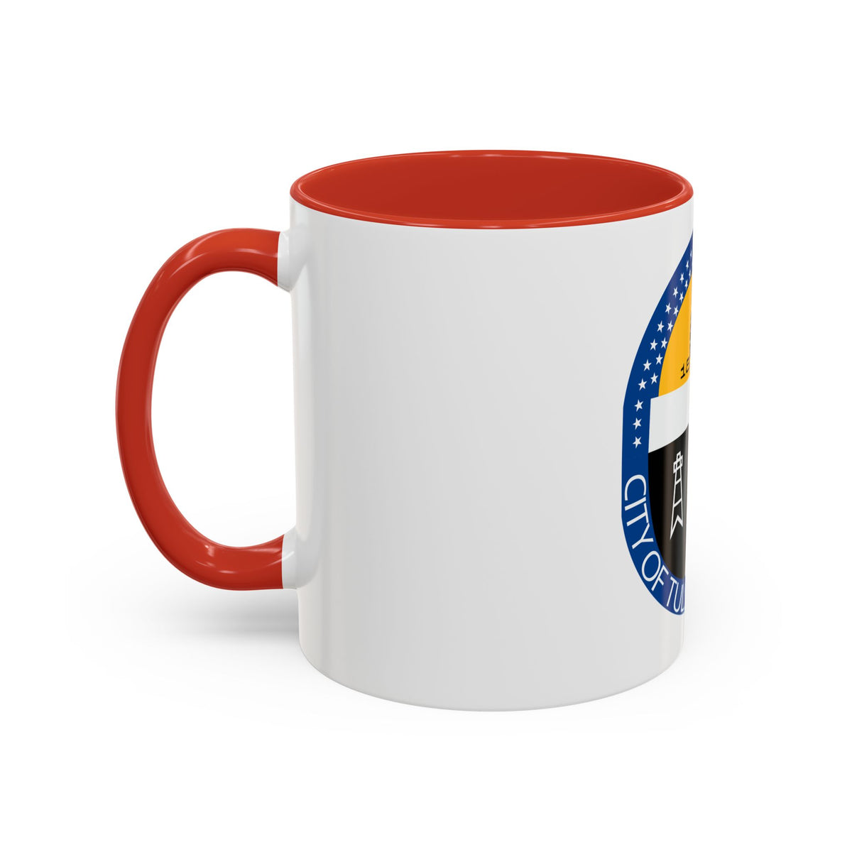 Seal of Tulsa Oklahoma - Accent Coffee Mug
