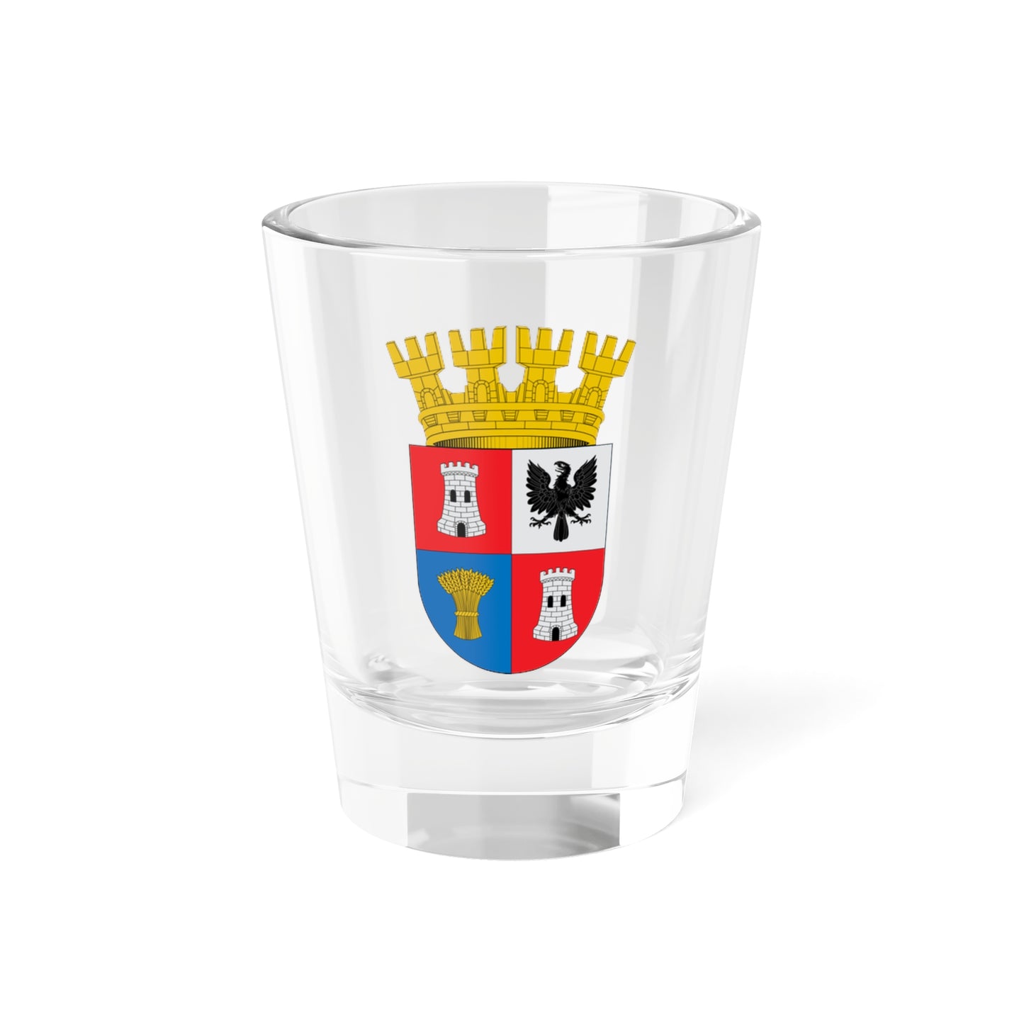Escudo de Negrete (Chile) (Coat of Arms) Shot Glass 1.5oz