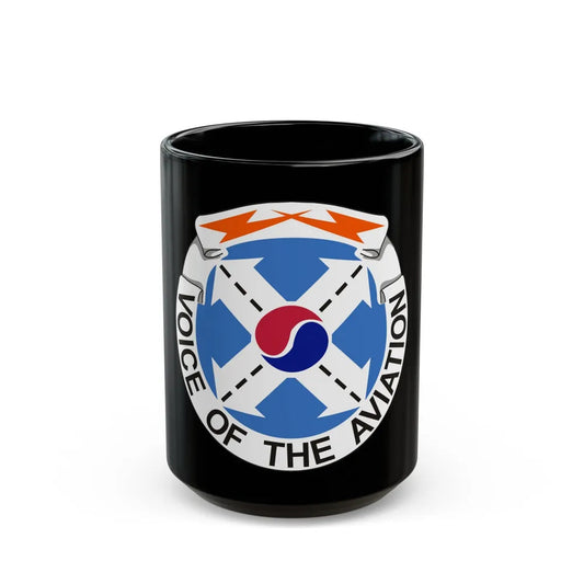 125th Air Traffic Control Battalion (U.S. Army) Black Coffee Mug-15oz-Go Mug Yourself