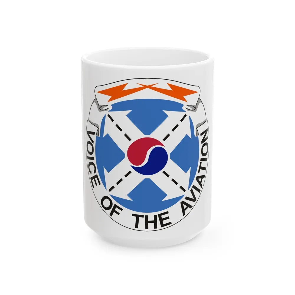 125th Air Traffic Control Battalion (U.S. Army) White Coffee Mug-15oz-Go Mug Yourself