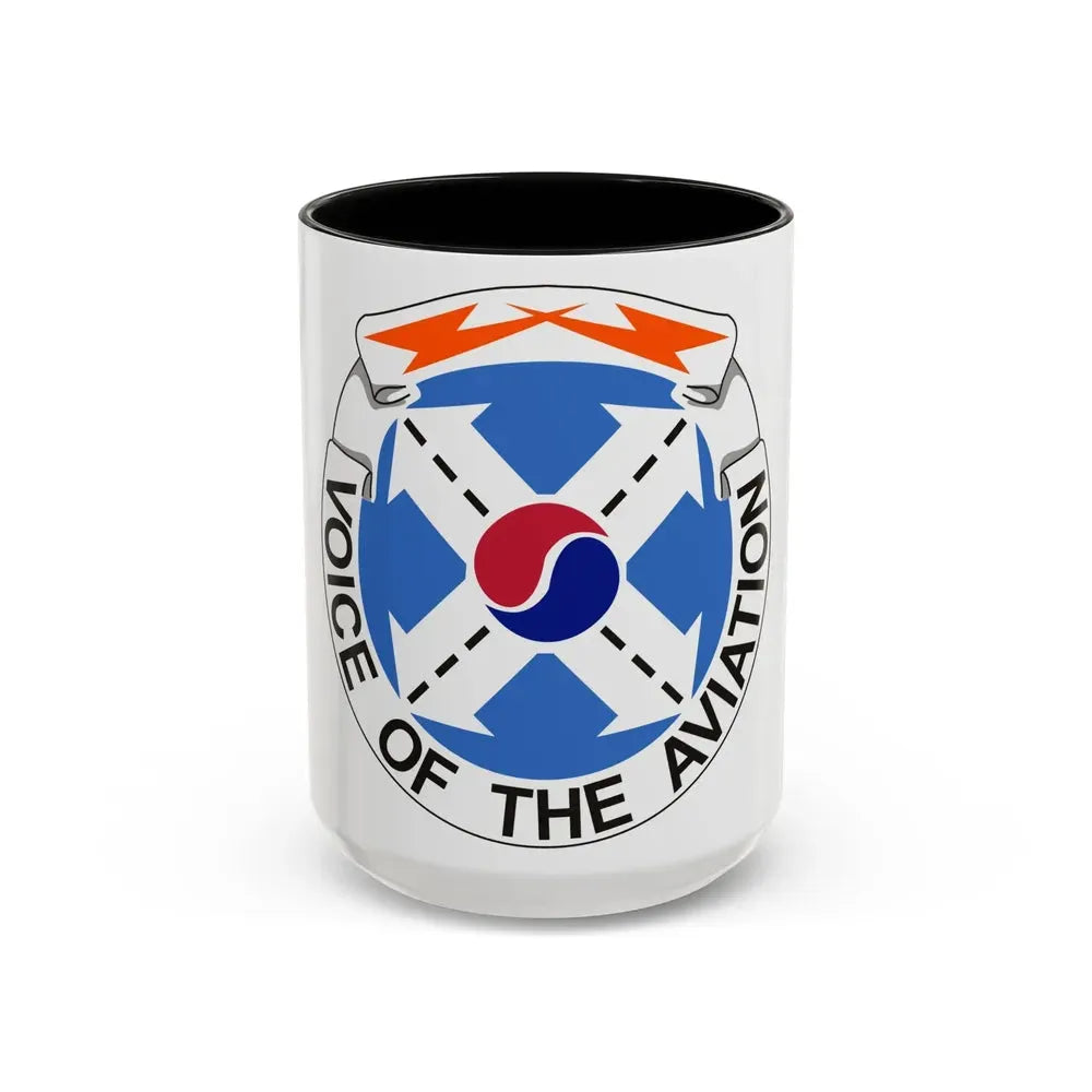 125th Air Traffic Control Battalion (U.S. Army) Accent Coffee Mug 15oz Black - Go Mug Yourself