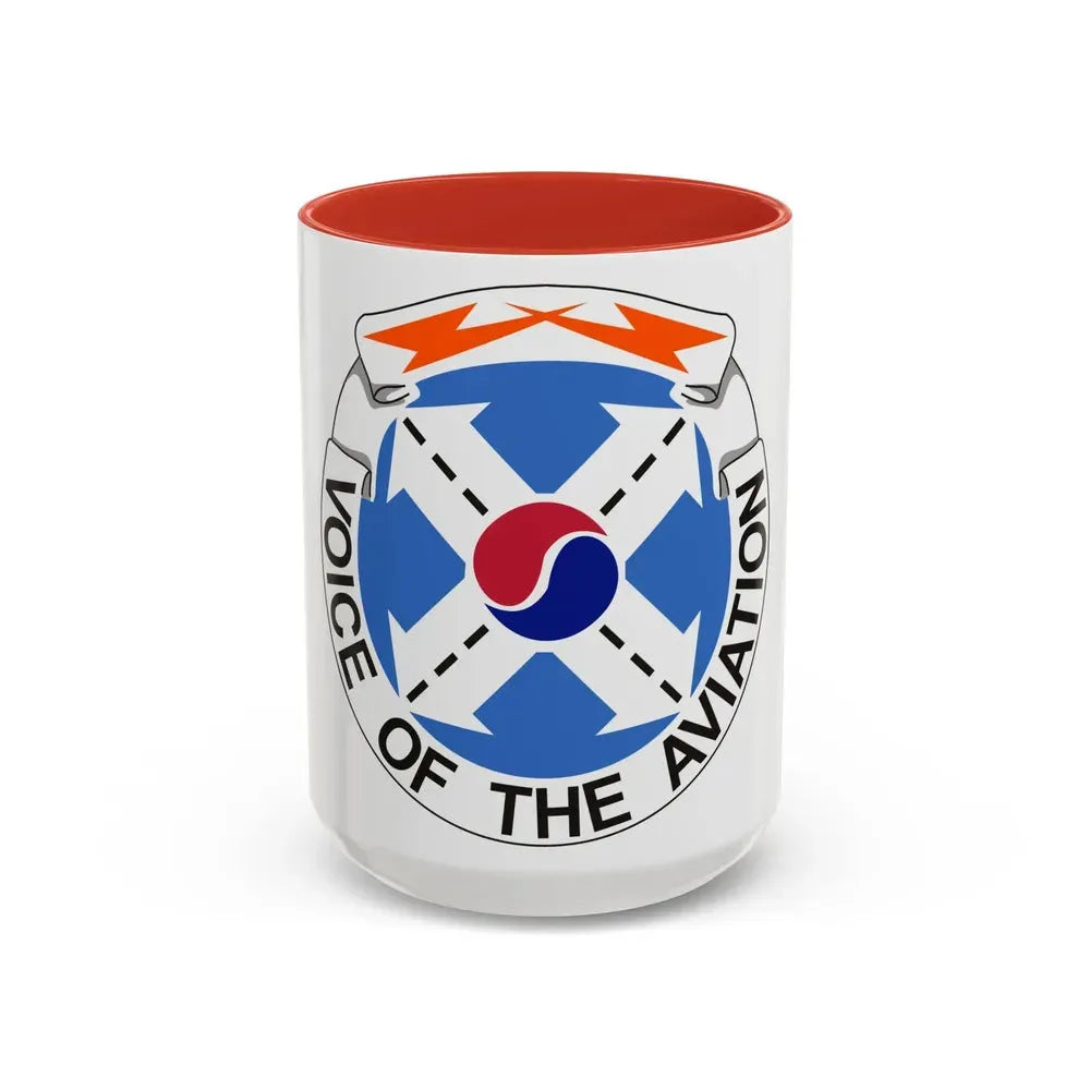125th Air Traffic Control Battalion (U.S. Army) Accent Coffee Mug 15oz Red - Go Mug Yourself