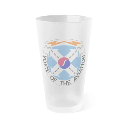 125th Air Traffic Control Battalion (U.S. Army) Frosted Pint Glass 16oz Default Title - Go Mug Yourself
