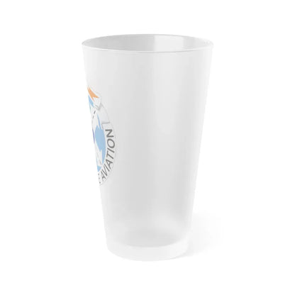 125th Air Traffic Control Battalion (U.S. Army) Frosted Pint Glass 16oz - Go Mug Yourself