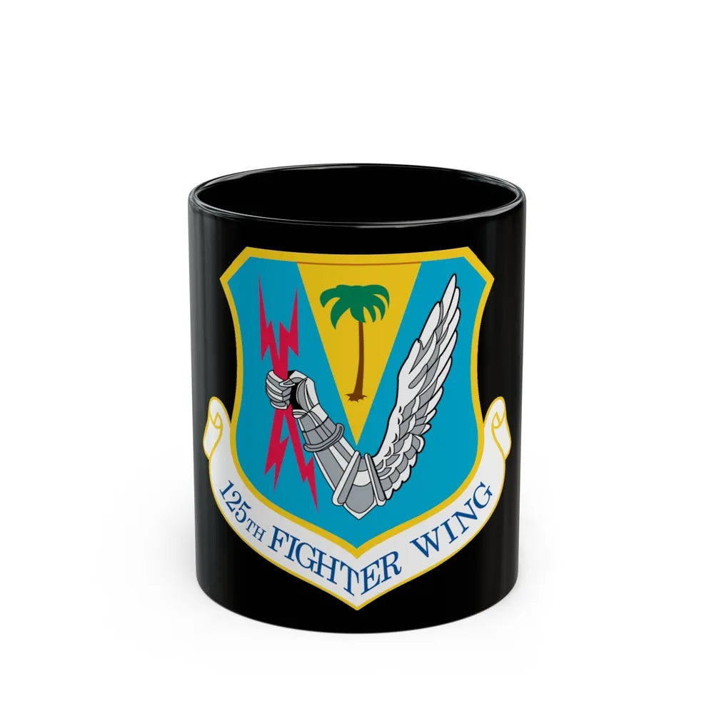 125th Fighter Wing (U.S. Air Force) Black Coffee Mug-11oz-Go Mug Yourself