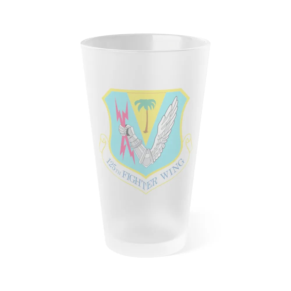 125th Fighter Wing (U.S. Air Force) Frosted Pint Glass 16oz-16oz-Frosted-Go Mug Yourself