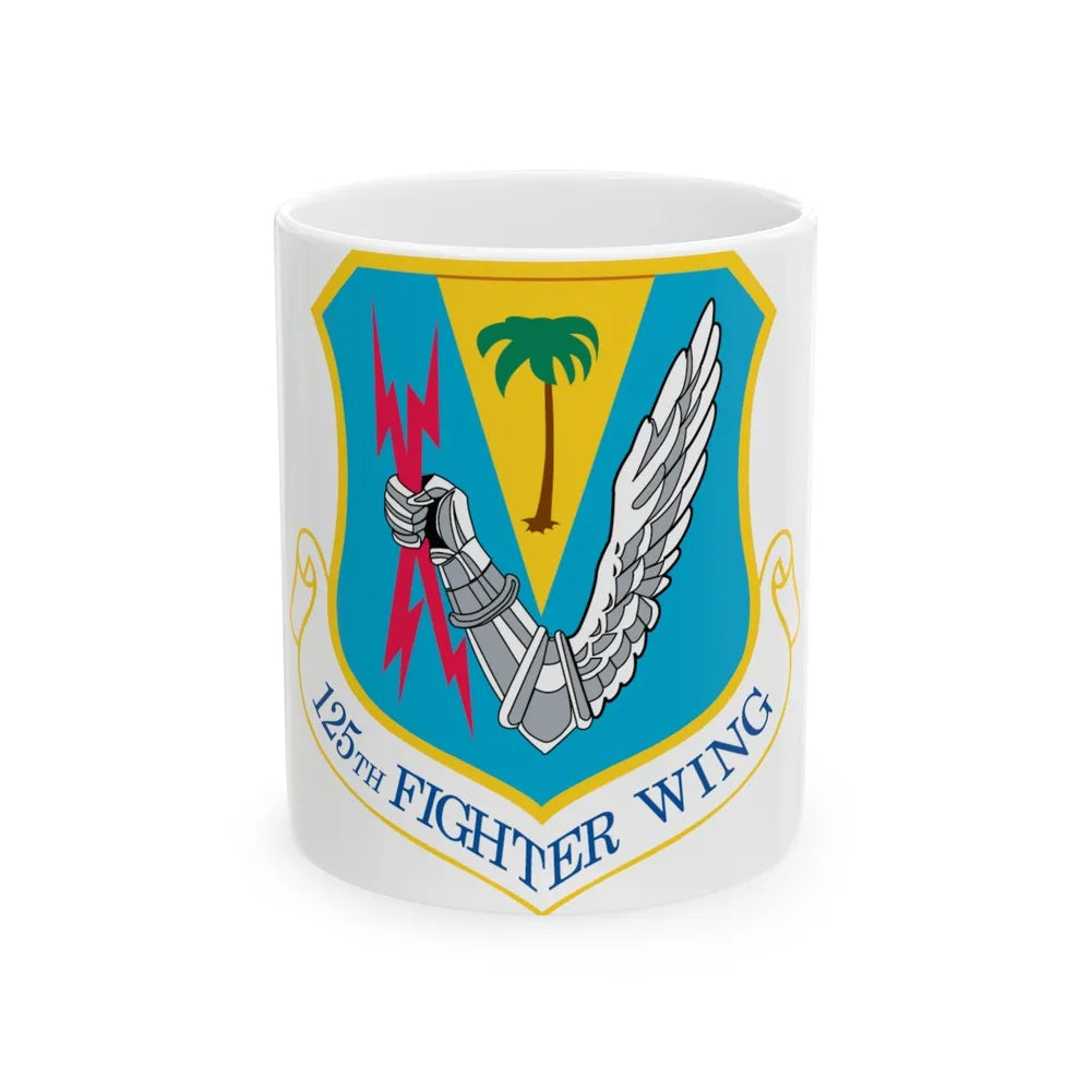 125th Fighter Wing (U.S. Air Force) White Coffee Mug-11oz-Go Mug Yourself