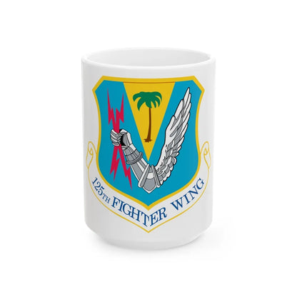 125th Fighter Wing (U.S. Air Force) White Coffee Mug-15oz-Go Mug Yourself