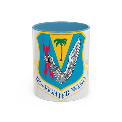 125th Fighter Wing (U.S. Air Force) Accent Coffee Mug 11oz Light Blue - Go Mug Yourself
