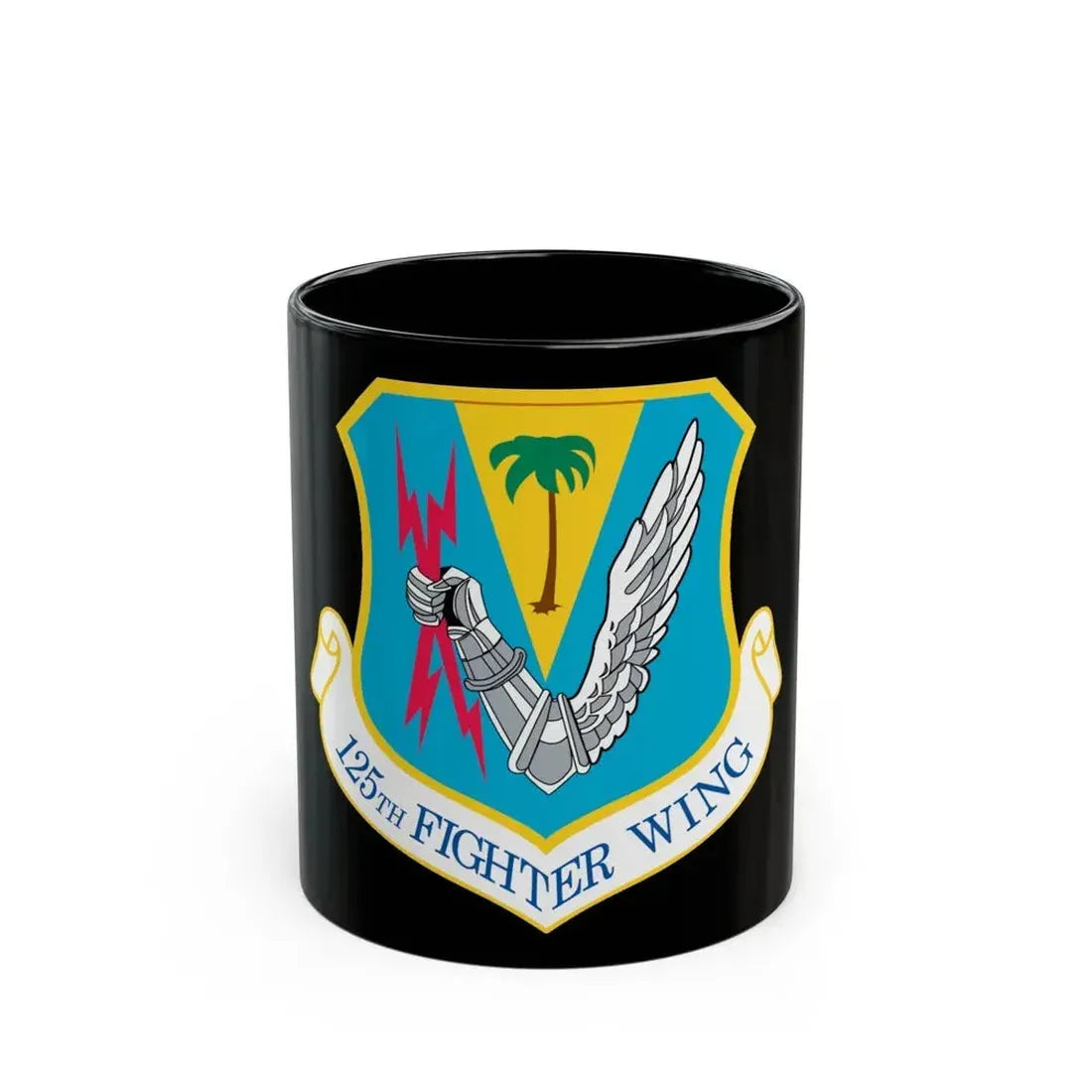 125th Fighter Wing (U.S. Air Force) Black Coffee Mug 11oz - Go Mug Yourself