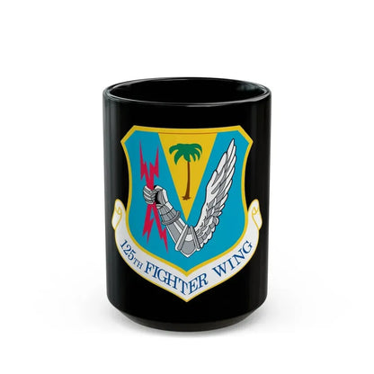 125th Fighter Wing (U.S. Air Force) Black Coffee Mug 15oz - Go Mug Yourself