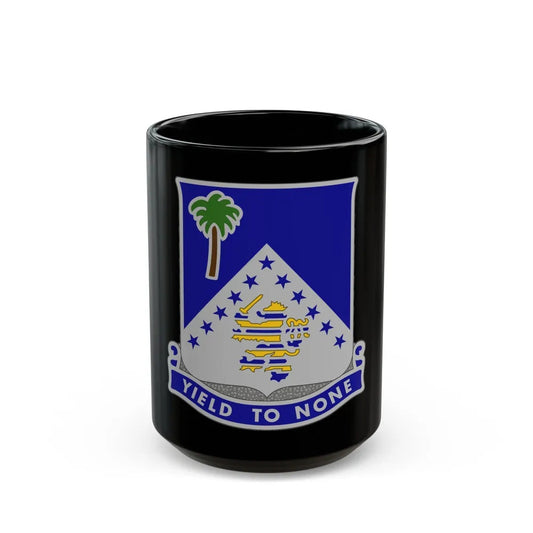 125th Infantry Regiment (U.S. Army) Black Coffee Mug-15oz-Go Mug Yourself