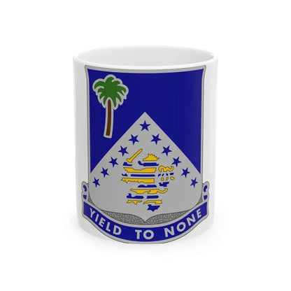 125th Infantry Regiment (U.S. Army) White Coffee Mug-11oz-Go Mug Yourself