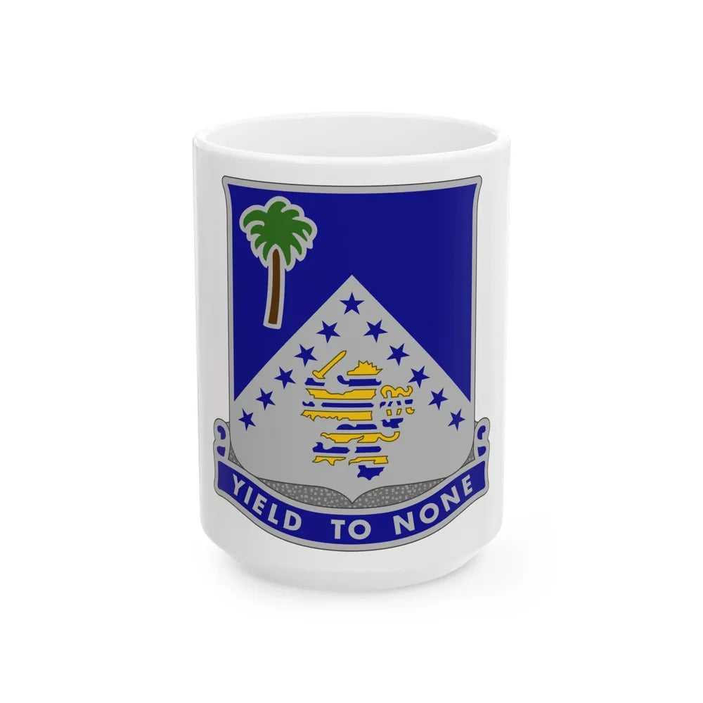 125th Infantry Regiment (U.S. Army) White Coffee Mug-15oz-Go Mug Yourself