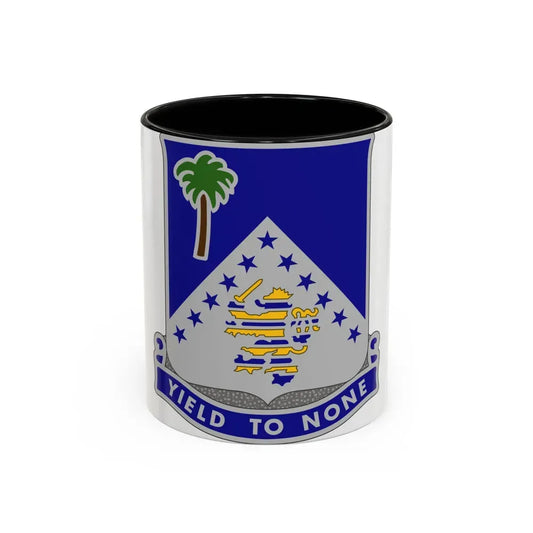 125th Infantry Regiment (U.S. Army) Accent Coffee Mug 11oz Black - Go Mug Yourself