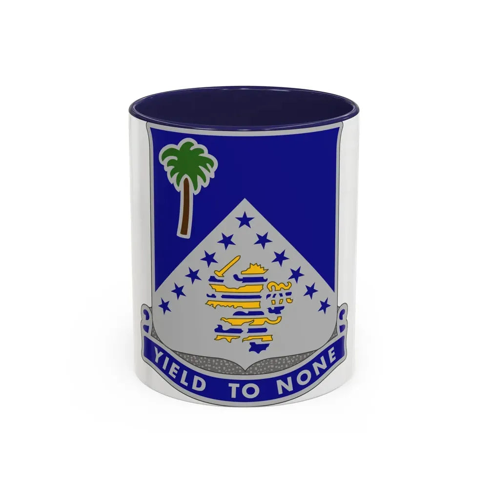 125th Infantry Regiment (U.S. Army) Accent Coffee Mug 11oz Navy - Go Mug Yourself