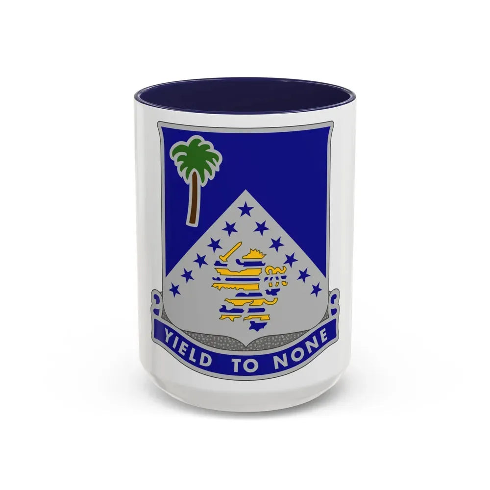 125th Infantry Regiment (U.S. Army) Accent Coffee Mug 15oz Navy - Go Mug Yourself