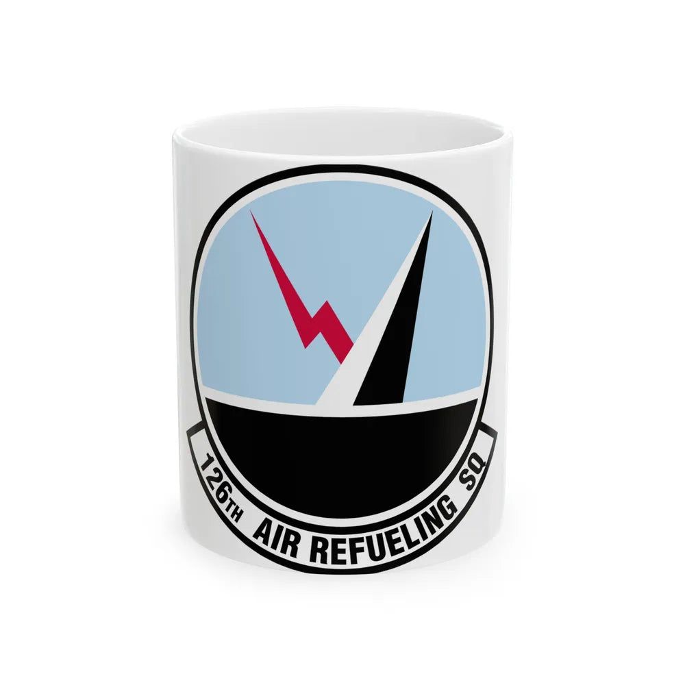 126 Air Refueling Squadron (U.S. Air Force) White Coffee Mug-11oz-Go Mug Yourself