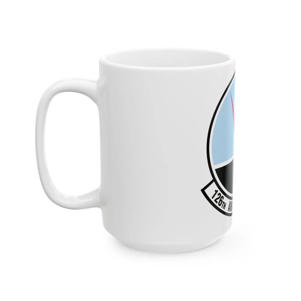 126 Air Refueling Squadron (U.S. Air Force) White Coffee Mug-Go Mug Yourself