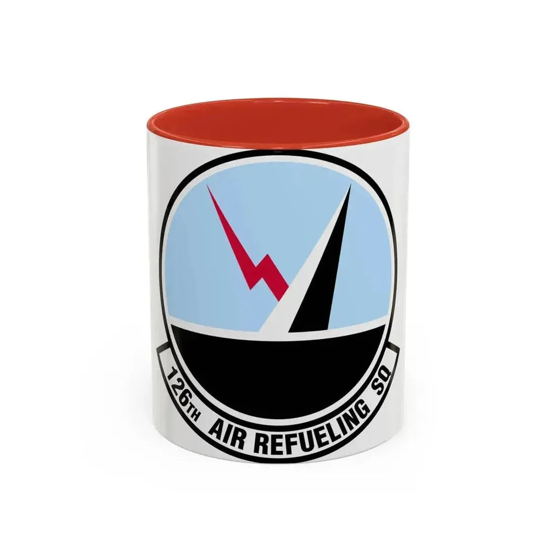126 Air Refueling Squadron (U.S. Air Force) Accent Coffee Mug 11oz Red - Go Mug Yourself