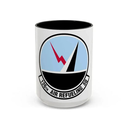 126 Air Refueling Squadron (U.S. Air Force) Accent Coffee Mug 15oz Black - Go Mug Yourself
