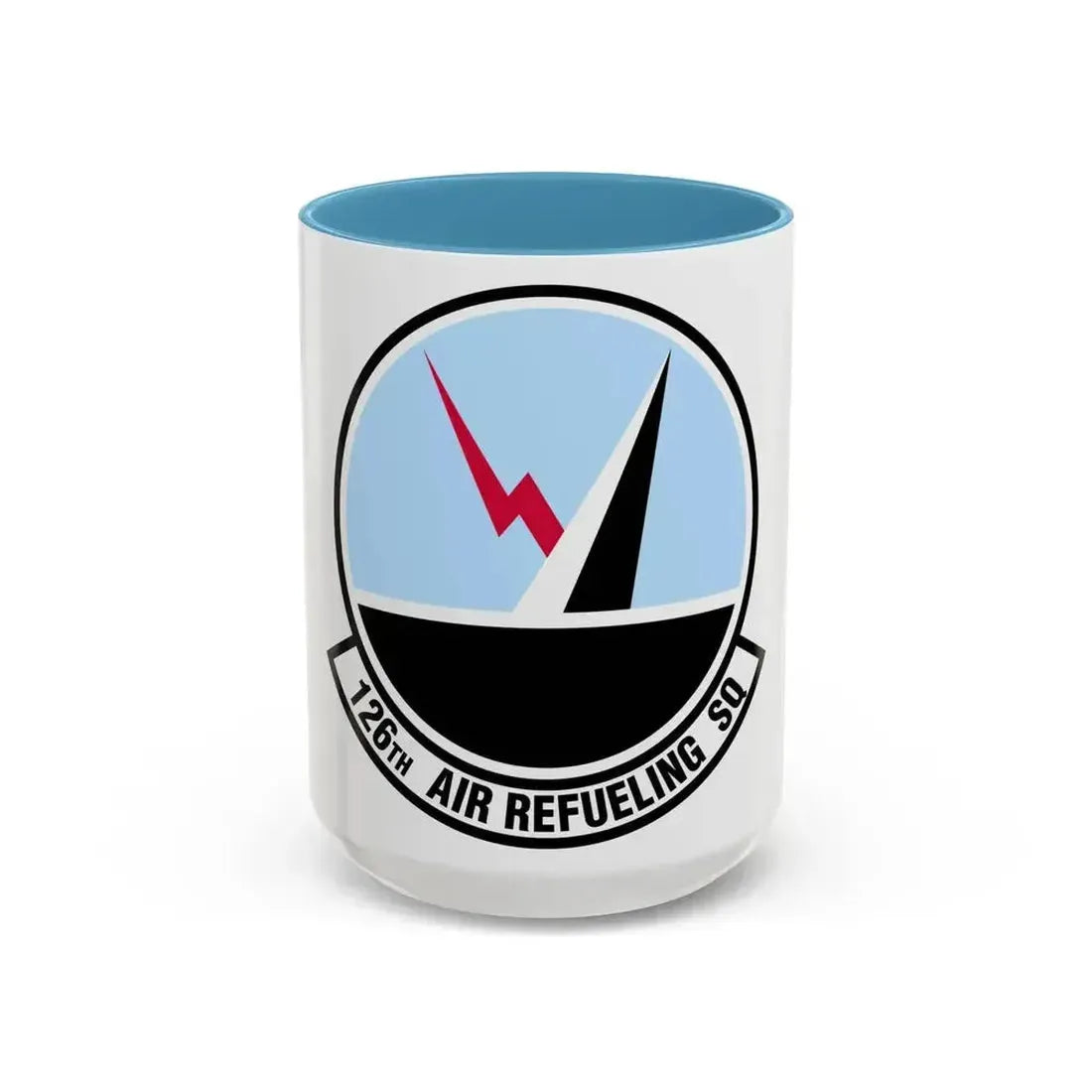 126 Air Refueling Squadron (U.S. Air Force) Accent Coffee Mug 15oz Light Blue - Go Mug Yourself