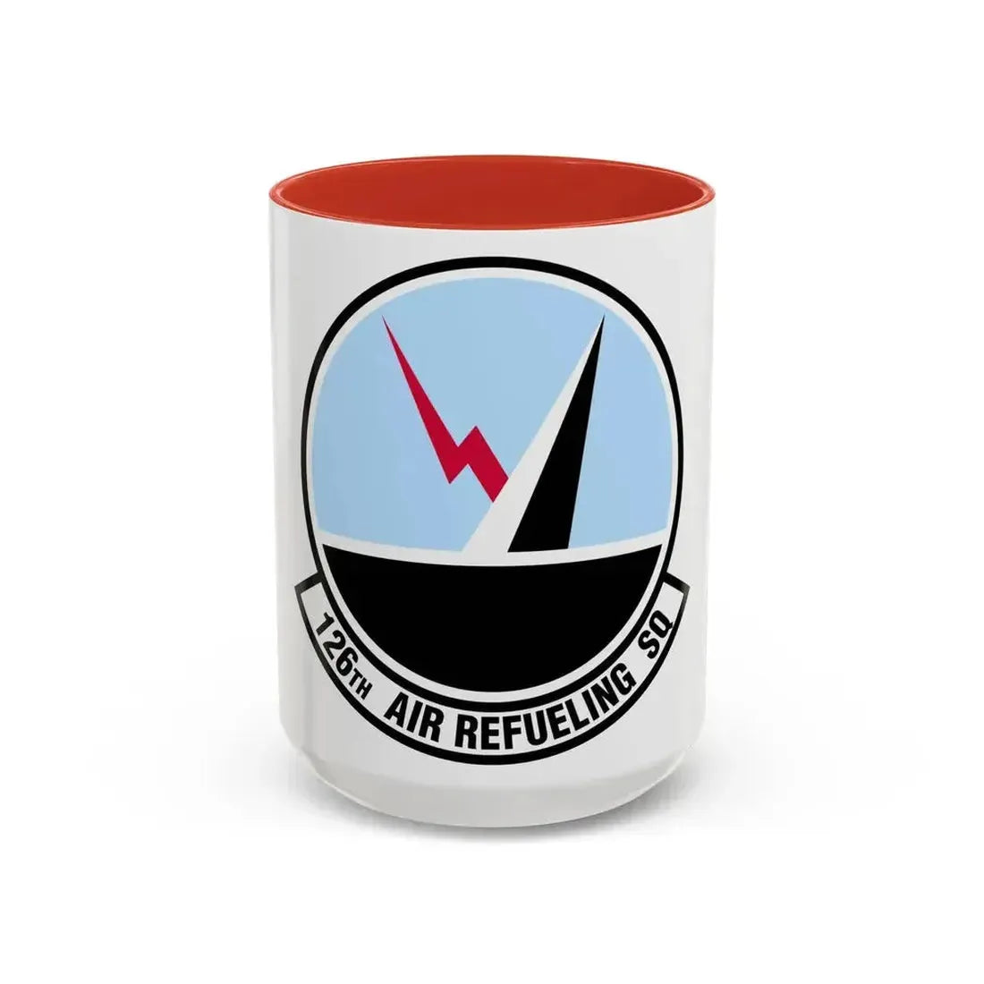 126 Air Refueling Squadron (U.S. Air Force) Accent Coffee Mug 15oz Red - Go Mug Yourself