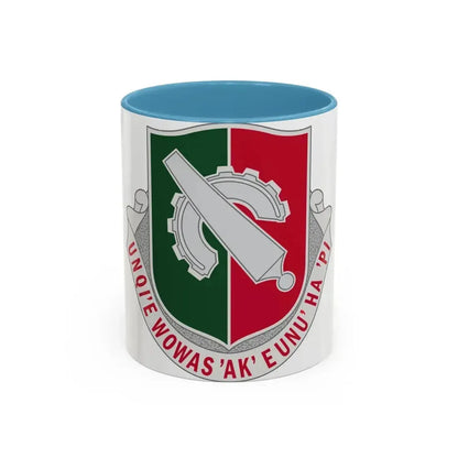 126 Maintenance Battalion (U.S. Army) Accent Coffee Mug 11oz Light Blue - Go Mug Yourself