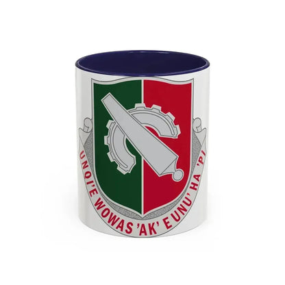 126 Maintenance Battalion (U.S. Army) Accent Coffee Mug 11oz Navy - Go Mug Yourself
