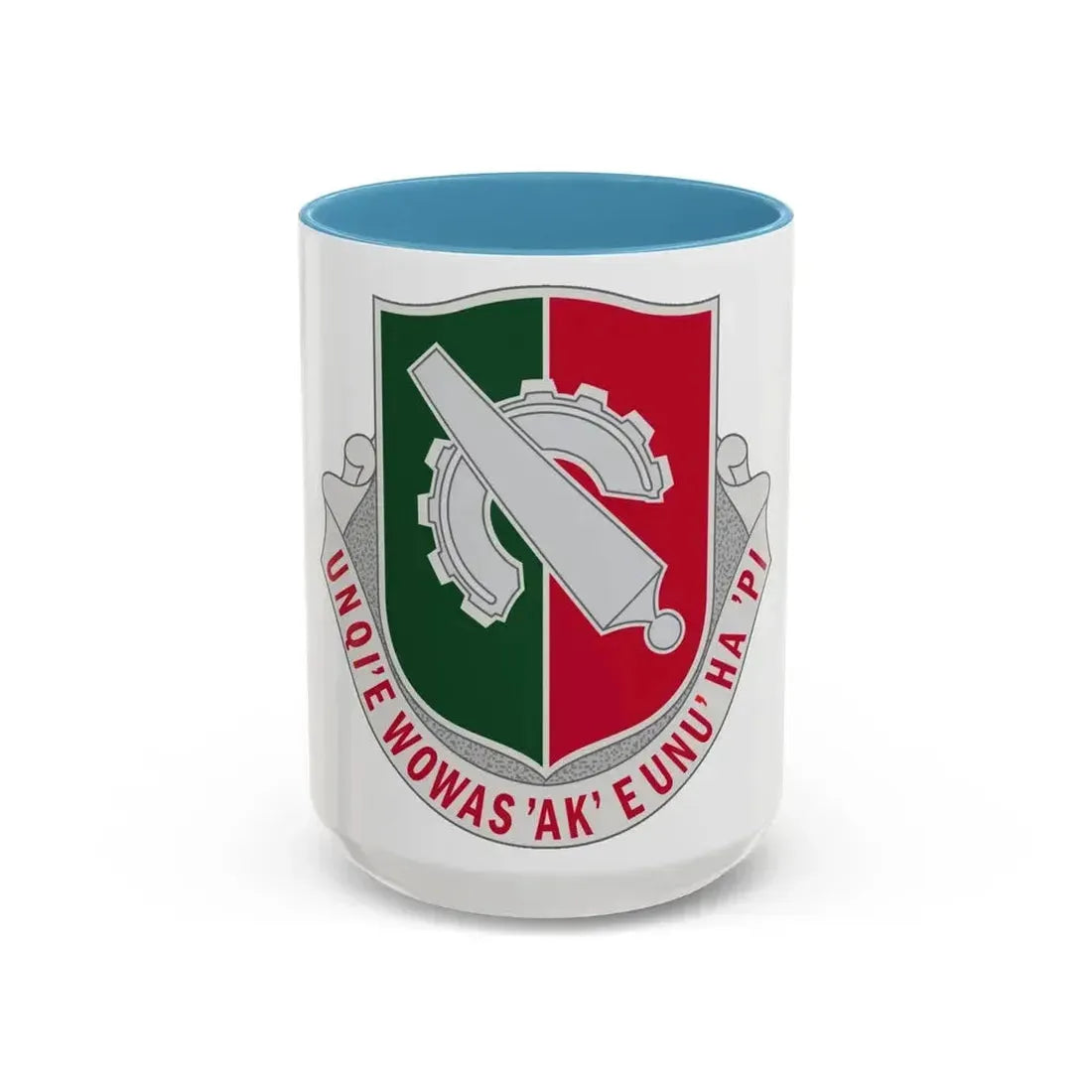 126 Maintenance Battalion (U.S. Army) Accent Coffee Mug 15oz Light Blue - Go Mug Yourself