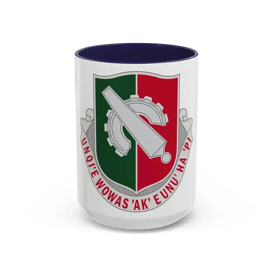 126 Maintenance Battalion (U.S. Army) Accent Coffee Mug 15oz Navy - Go Mug Yourself