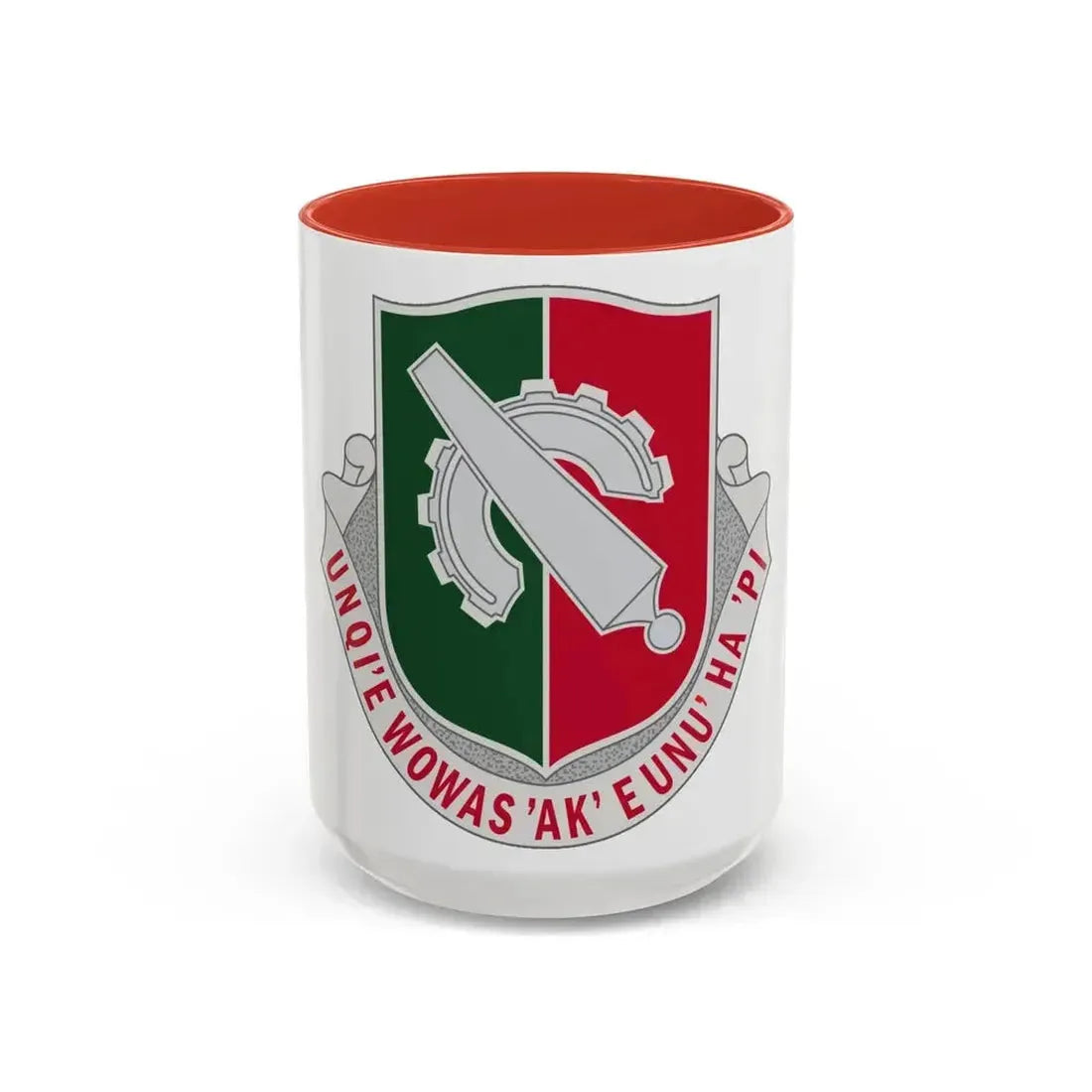 126 Maintenance Battalion (U.S. Army) Accent Coffee Mug 15oz Red - Go Mug Yourself