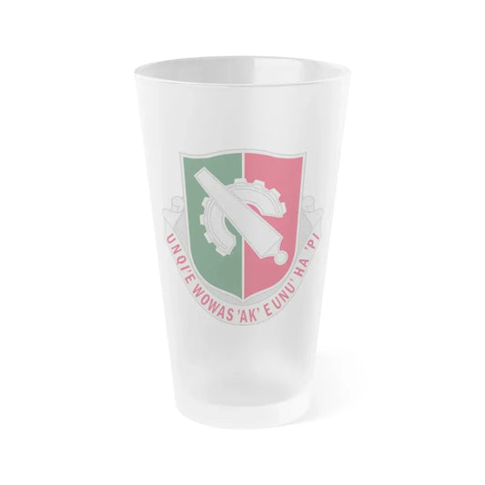 126 Maintenance Battalion (U.S. Army) Frosted Pint Glass 16oz Default Title - Go Mug Yourself