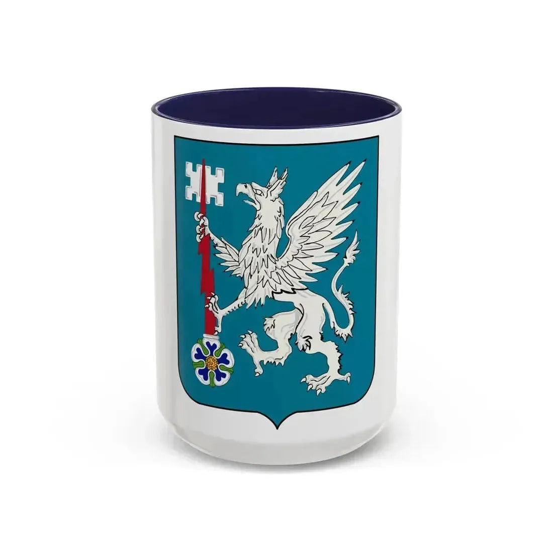 126 Military Intelligence Battalion 2 (U.S. Army) Accent Coffee Mug 15oz Navy - Go Mug Yourself