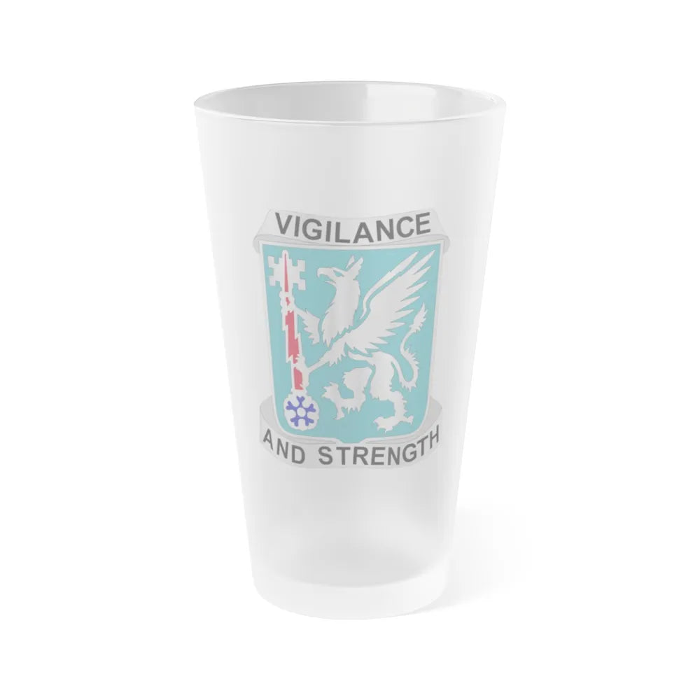 126 Military Intelligence Battalion (U.S. Army) Frosted Pint Glass 16oz-Go Mug Yourself