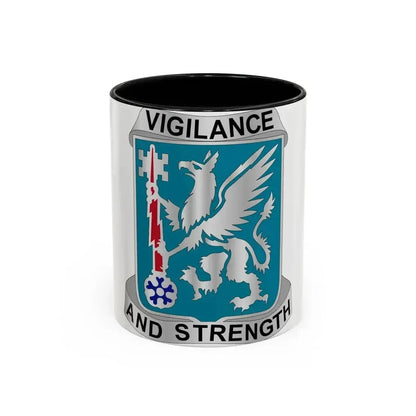 126 Military Intelligence Battalion (U.S. Army) Accent Coffee Mug 11oz Black - Go Mug Yourself