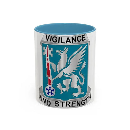 126 Military Intelligence Battalion (U.S. Army) Accent Coffee Mug 11oz Light Blue - Go Mug Yourself