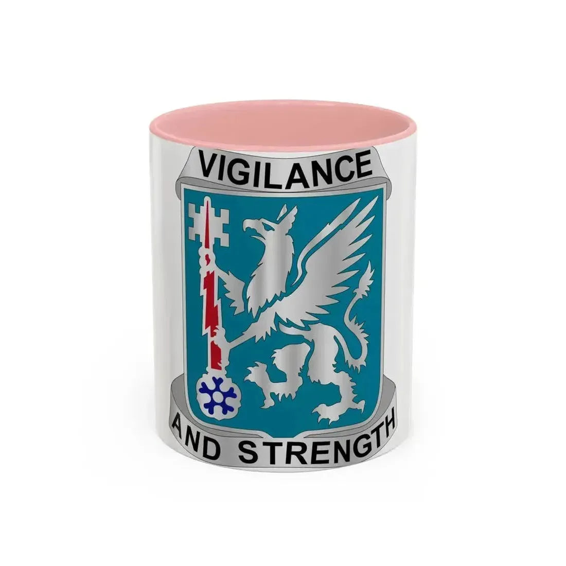 126 Military Intelligence Battalion (U.S. Army) Accent Coffee Mug 11oz Pink - Go Mug Yourself