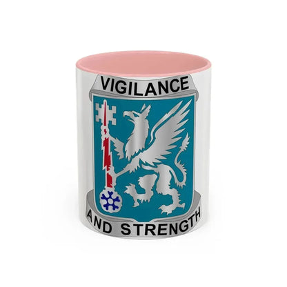 126 Military Intelligence Battalion (U.S. Army) Accent Coffee Mug 11oz Pink - Go Mug Yourself