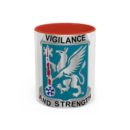 126 Military Intelligence Battalion (U.S. Army) Accent Coffee Mug 11oz Red - Go Mug Yourself