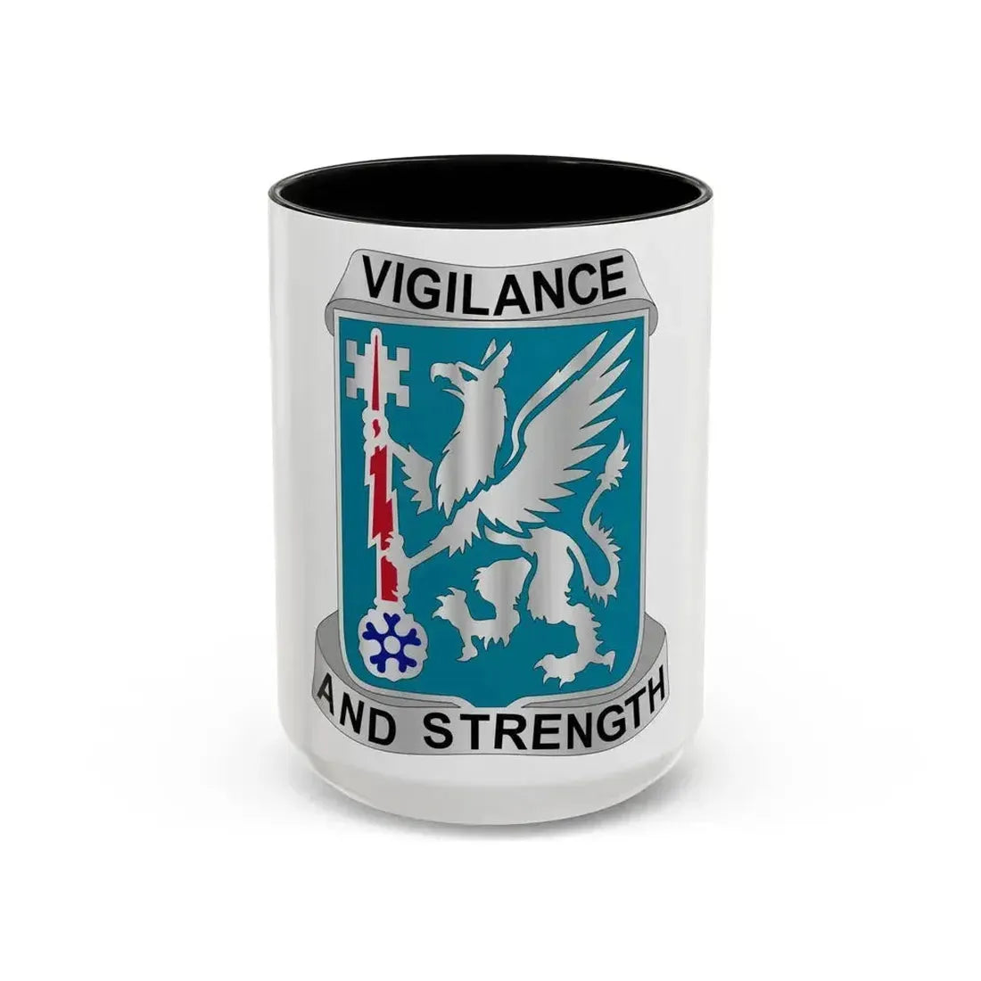 126 Military Intelligence Battalion (U.S. Army) Accent Coffee Mug 15oz Black - Go Mug Yourself