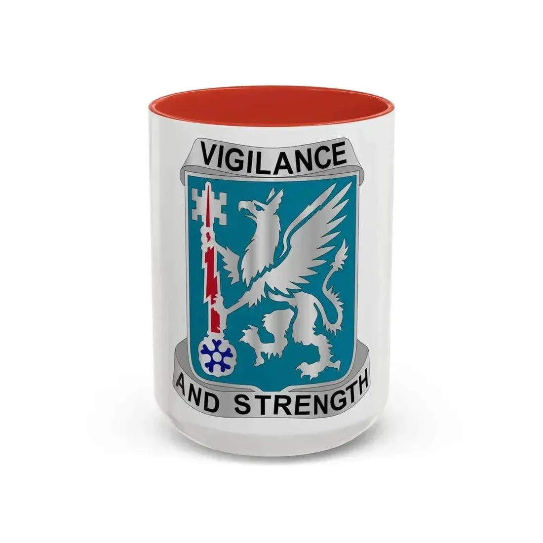 126 Military Intelligence Battalion (U.S. Army) Accent Coffee Mug 15oz Red - Go Mug Yourself