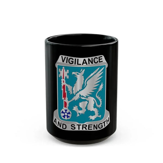 126 Military Intelligence Battalion (U.S. Army) Black Coffee Mug 15oz - Go Mug Yourself