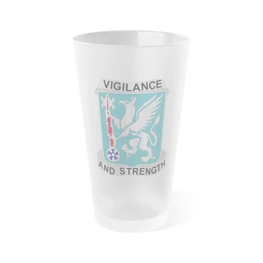 126 Military Intelligence Battalion (U.S. Army) Frosted Pint Glass 16oz Default Title - Go Mug Yourself